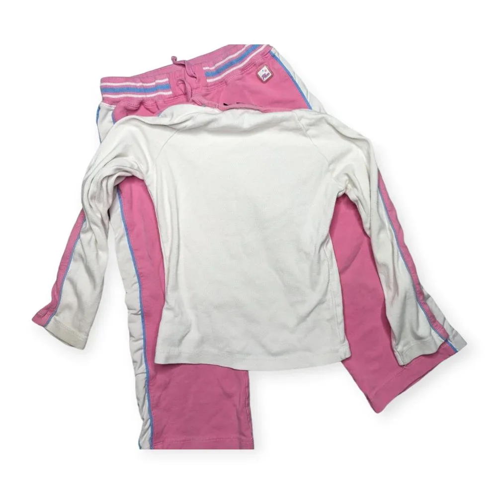 The Children's Place 2 Piece White & Pink Outfit Size 6X/7 - Picture 6 of 12